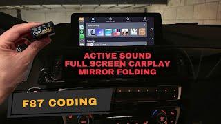 Unlocking Hidden BMW Features with OBDLink MX+ & BimmerCode | F87 M2 Competition | FULL CarPlay