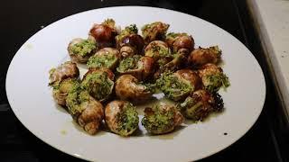 French Cuisine - Escargot with Garlic Butter