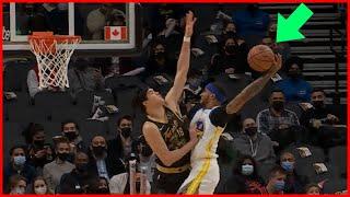 Yuta Watanabe IS NOT HUMAN after this Block! | RAPTORS vs WARRIORS | Dec 18, 2021 | 21-22 Season