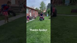  #wheelie #spiderman #wife #wheeliewednesday #youtube #youtubeshorts #shorts #shortvideo #funny