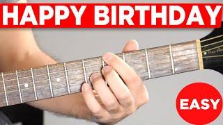 Guitar tutorial - Happy Birthday - Easy!