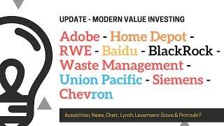 Adobe - Home Depot - RWE - Baidu - BlackRock - Waste Management - Union Pacific - Siemens - Chevron