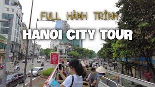 HANOI TOURISM - Full journey "Interesting" Hanoi City Tour on Hop-On Hop-Off Double Deck Bus