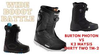 K2 Vs Burton Vs Thirty Two Wide Boots [2022]