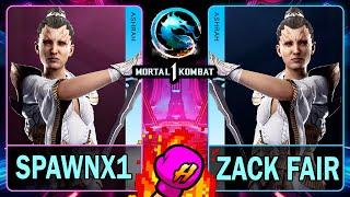 MK1 SpawnX1 (ASHRAH) VS Zack Fair (ASHRAH)Mortal Kombat 14K 60ᶠᵖˢ