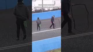 Windscreen FALLS OUT glass everywhere! | Santa Pod Main Event 2024 #dragracing #fail