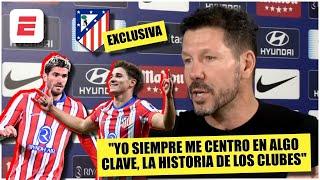 CHOLO SIMEONE se sinceró sobre alcance del ATLÉTICO. Alabó a JULIÁN ÁLVAREZ y DE PAUL | Exclusivo