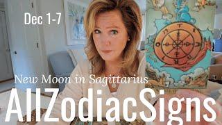 *LIVE* Tarot - ALL ZODIAC SIGNS-NEW MOON in Sagittarius - Dec 1-7