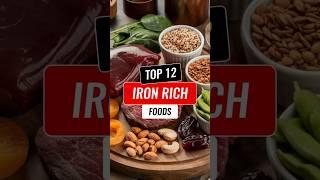 Top 12 Iron Rich Foods #ironfood #increasehemoglobinlevel #irondeficiency #anemia