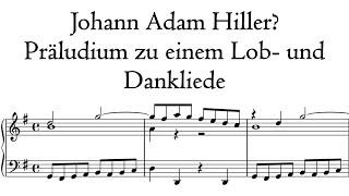 Johann Adam Hiller - Praeludium G-Dur / G Major - Stumm Organ, Meisenheim, Hauptwerk