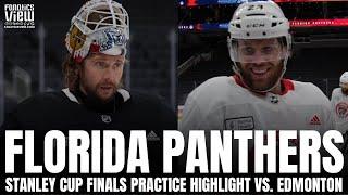 Florida Panthers Behind The Scenes of Stanley Cup Morning Skate in Edmonton With Tkachuk & More