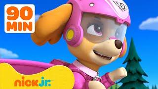 PAW Patrol's High Flying Rescues! w/ Skye ️  90 Minutes | Nick Jr.