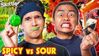 Eating The World's Spiciest VS Sourest Food