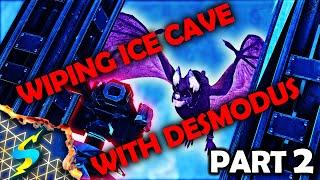 Wiping Ice Cave With DESMONDUS! The NEW BAT | Ice Cave Raid Part 2 | Official PvP Small Tribes