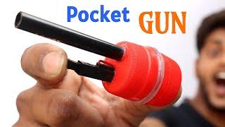 How to make a mini pocket calcium carbide cannon | mini pocket gun | desi top