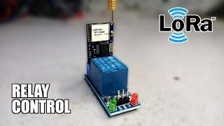 LoRa Relay Control With Arduino Upto 15KM