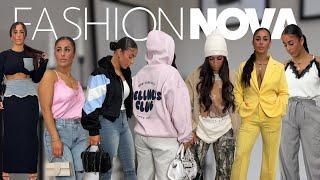 FASHION NOVA SPRING TRY ON HAUL🩷 chic inspo, denim jeans, blazers *pink inspo* 30+ items