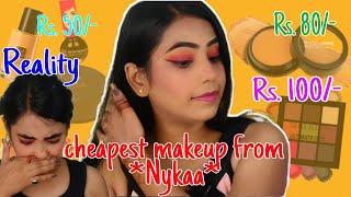 Trying *Cheapest*  Makeup From NykaaAkanksha soni