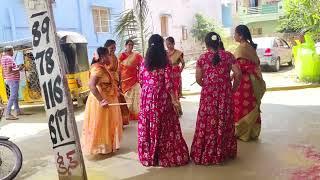 Womens TRADITIONAL DANCE Near సవారమ్మ Temple IN my YouTube channel