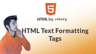 HTML Text Formatting Tags