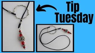 DIY Lariat Necklace Ring // Tip Tuesday Tutorial