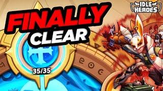 Idle Heroes - HHA Solo Fortress Seal Land 35