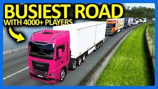 I Got Stuck in Traffic with 4000 Players in Euro Truck Simulator...