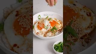 Korean Egg Rice is SO good  #easyrecipes