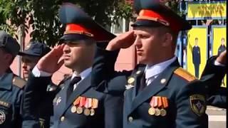 Приведение к Военной присяге личного состава молодого пополнения Волжского спасательного центра