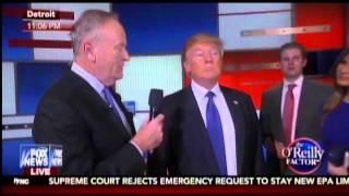 Trump Suggests Bill O'Reilly Go See A Psychiatrist