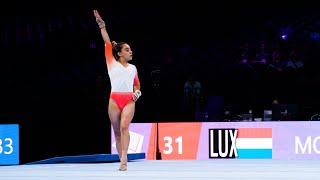 Ahtziri Sandoval (MEX) - FX - Podium Training - 2023 World Championships Antwerp