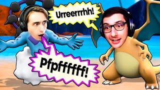 We Imitate Pokemon Cries, Then We Battle!