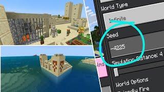 Minecraft Huge Village And Desert Temple Seed