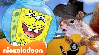 سبونجبوب على اليابسة لمدة 10 دقائق متواصلة | سبونج بوب | Nickelodeon Arabia