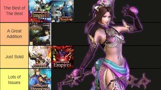 Dynasty Warriors Empires Series Ranking