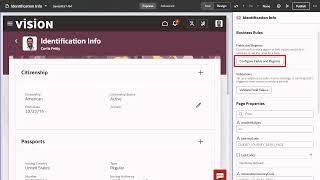 VB Studio Express | How do I modify field and region properties on a Redwood page?