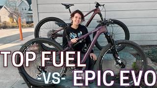 Specialized Epic 8 Evo vs Trek Top Fuel Gen 4