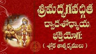 SRIMAD BHAGAVAD GITA CHAPTER 12 TELUGU LYRICS AND MEANING