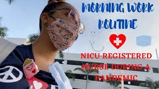 VLOG: RN MORNING WORK ROUTINE! NICU NURSE | The McCree Lifestyle