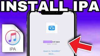 How To download And Install IPA File on IPhone IOS (2025)