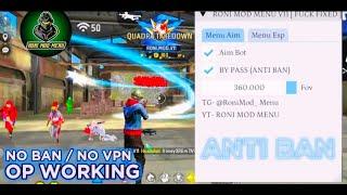 RONI MOD MENU V11  F°CK FIXED    OB47 FF HACK   MOD MENU HACK   FREE FIRE MOD MENU  RONI MOD MEN