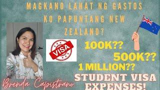 HOW MUCH DID IT COST ME TO MIGRATE IN NEW ZEALAND | STUDENT VISA EXPENSES | BRENDA CAPISTRANO