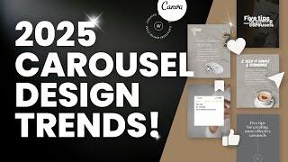 Swipe-Worthy Carousels: 2025 Design Trends in Canva!