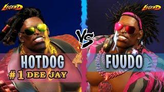 SF6 ▰ Ranked #1 Dee Jay ( Hotdog ) Vs. Dee Jay ( Fuudo )『 Street Fighter 6 』