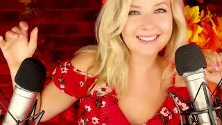 ASMR Autumn delights  close up whispering  from ear to ear