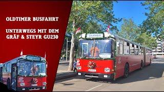 Oldtimer Busfahrt - Unterwegs mit dem Gräf & Steyr GU 230 Oldtimer Bus | Wiener Grantler
