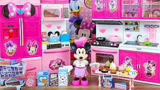 (NEW) Satisfying with Unboxing Disney Minnie Mouse Pink Kitchen PlaySet, Toy Collection Review ASMR