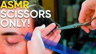 ASMR BARBER  Scissors Only - Crop! No Talking!