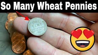 Wheat Pennies Found Coin Roll Hunting - Penny Hunt and Fill 185