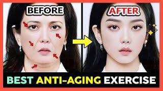  ANTI-AGING EXERCISE FOR FACE | LOOK YOUNGER, TIGHTEN SKIN, REDUCE WRINKLES (NO HAND TOUCH)